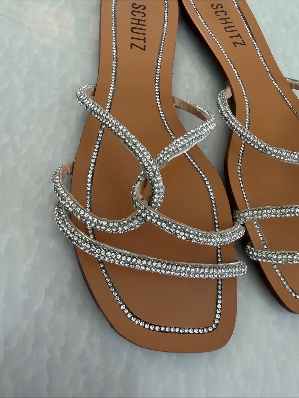 NEW 🌸SCHUTZ🌸 Honey Sandals Size: 7.5 - Picture 6 of 9